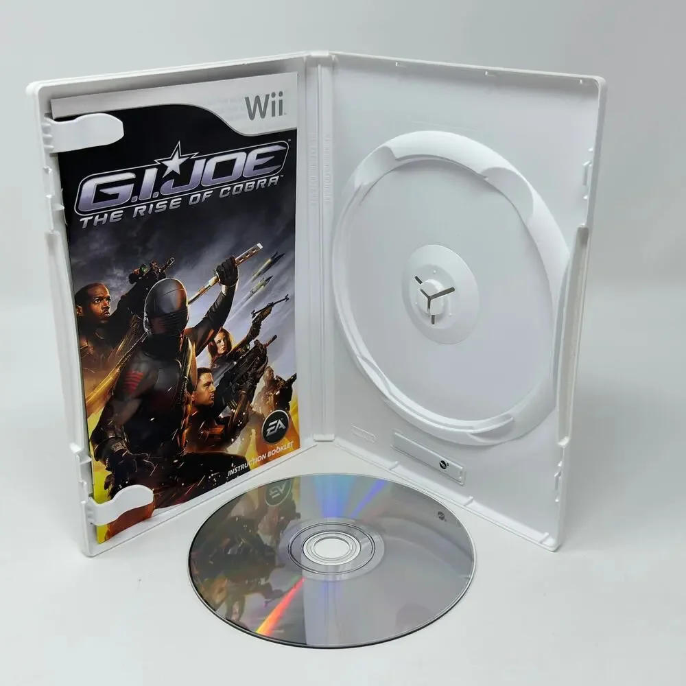 G.I.JOE The Rise Of Cobra Wii Game Complete Case Disc Manual EA Hasbro Teen CIB
